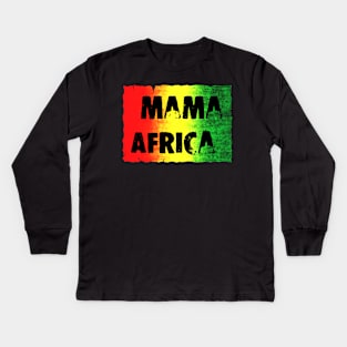 Mama Africa Kids Long Sleeve T-Shirt